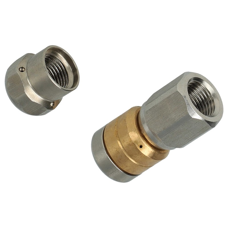 vhbw 2 x Pipe Cleaning Nozzles Compatible with Kränzle B