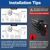BESTTEN [2 Pack] Keyed Entry Door Knob, Entrance Door Lock,