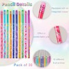 ALUNME 92 scented pencils with pencil overloads and scented bookmarks