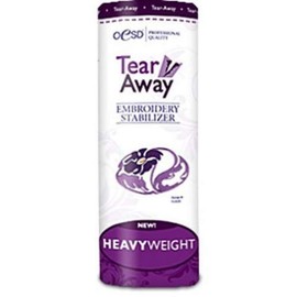 OESD Heavy Weight Tear-Away Stabilizer 2.5 oz. White 15" x 10 Yard Roll