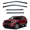 LQQDP 4pcs Vent Window Visors Compatible with 2020-2024 Explorer,Outside Mount
