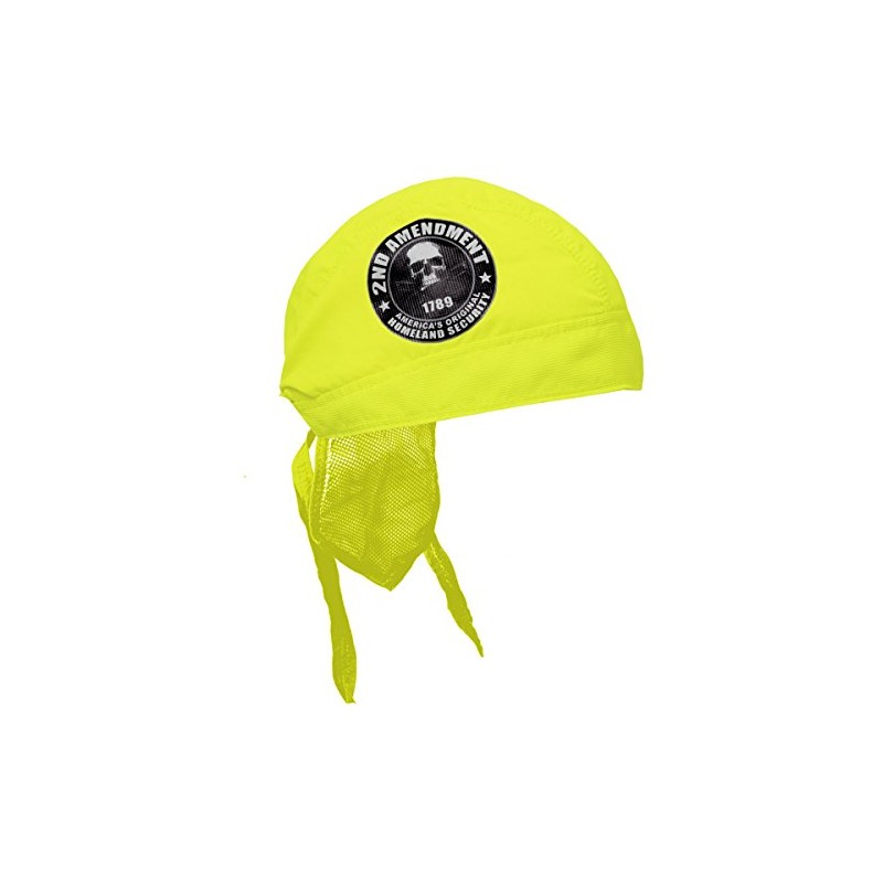 Hot Leathers 2nd Amendment Head Wrap (Neon Green, OSFM)