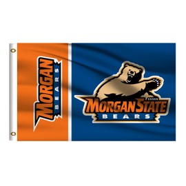 College Flag Morgan State Outside 3x5 Compatible with Bears,Double Sided University Banner