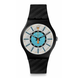 Swatch Unisex Casual Watch Black Bioceramic Quartz Good to GORP