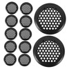 OSALADI 12pcs Wardrobe Vent Cover Round for Cabinets Furniture Easy