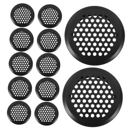 OSALADI 12pcs Wardrobe Vent Cover Round for Cabinets Furniture Easy Installation Lightweight Ventilation Accessory Opening