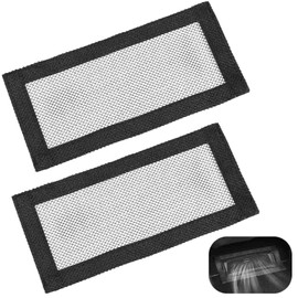 Pack of 2 Vent Cover for Model 3 Model Y, Climate Protection Air Flow Cover Under Seat, Back Seat Ventilation Grille with Velcro Fastening, Car Accessories