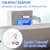 BOXOB Four in One Tub Spout Adapter, Bathtub Faucet Adapter