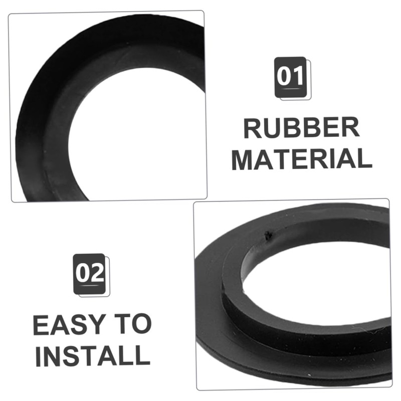 WHAMVOX 5Pcs Sink Drain Strainer Washer Rubber Seal Gaskets for