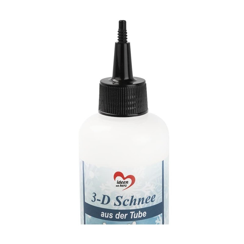 3D Snow from the Tube | Decorative Snow Paste for