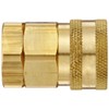 Snap-Tite BVHC12-12F Brass H-Shape Quick-Disconnect Hose Coupling, Sleeve-Lock Socket, 3/4"