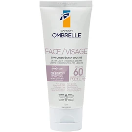 Garnier Ombrelle Sunscreen Ultra-Light Face Cream with Antioxidant, SPF 60, UVA UVB, 75 mL