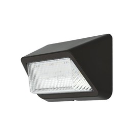 KastLite 28W LED Outdoor Commercial High Output Refractor Wall Pack Light with Photocell Sensor, 3500 Lumens 4000K Dusk to Dawn Wallpack Fixture | Porch Garage Parking Lot Warehouse Lighting, Bronze