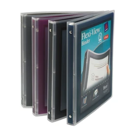 Avery(R) Flexi-View Binder, 1/2" Ring, Assorted Colors