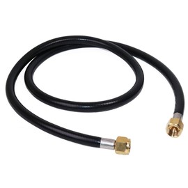 DOZYANT 5 Feet Propane Hose Extension with 3/8" Female Flare on Both Ends, Flexible Propane Gas Line Pipe for RV, BBQ Grill, Propane Tank, Heater and More