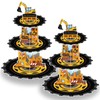 NatNarr 2 Pack Construction Theme Cupcake Stand Construction Party Decorations