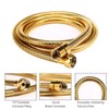 Shower Handheld Hose Polished Gold 59 Inch Solid Brass Bathroom