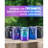 SafeDelux Smell Proof Jar with UV Protection, Airtight Glass Container,