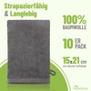 NatureMark Terry Cloth Wash Mitts, Pack of 10, Wash Cloth,