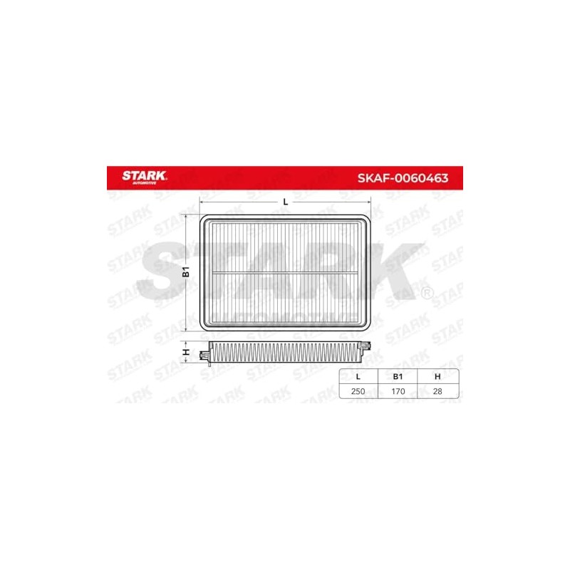 STARK SKAF-0060463 Engine Air Filter Recirculation Filter