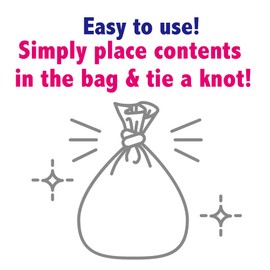 BOS Amazing Odor Sealing Disposable Bags, for Pet Waste (for small dogs) or Any Sanitary Product Disposal - Durable and Unscented[Size: XXS, Color: White] (200 count, Pack of 2) (400 Bags)