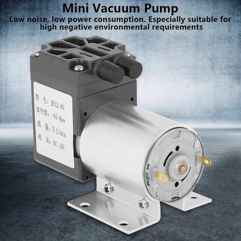 Vacuum Pumps, DC 12V 5L/min 120kpa Mini Vacuum Pump Negative