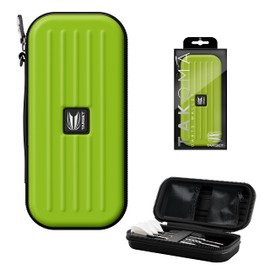 TARGET Darts Takoma Dart Case Wallet, Regular Size, Green | Store 3 Fully Assembled Darts & Accessories | Dart Holder with Zip Lock Pouches, Store Flights, Shafts & Swiss Points