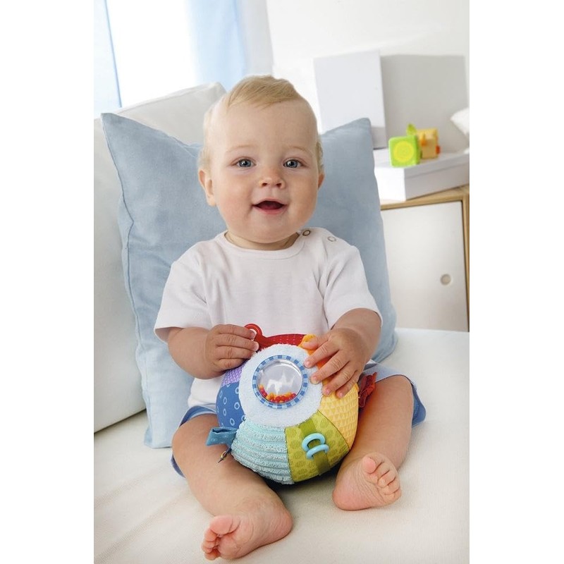 HABA 301672 Entdeckerball Kunterbunt, Kleinkindspielzeug