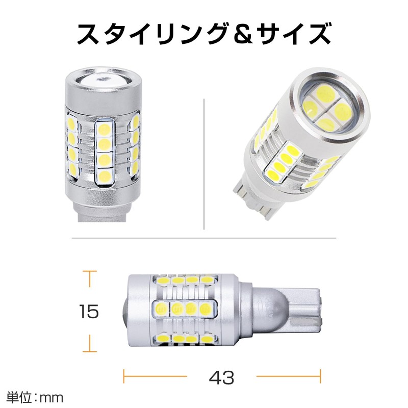 Bubu-Material T16 LED Explosive Light Back Lamp 3600lm 12V Non-polarized