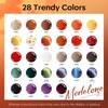 modelones 32 PCS Fall Gel Nail Polish Kit, 28 Colors