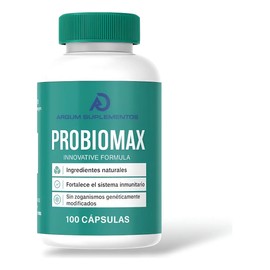 Probiomax Probióticos Suplemento Alimenticio 100 Cápsulas Sabor Sin Sabor