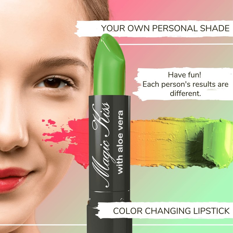 Magic Kiss Color Changing Matte Lipstick set, Long Lasting Nutritious