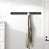 DGYB Coat Rack Wall Mount 6 Black Coat Hooks Wall