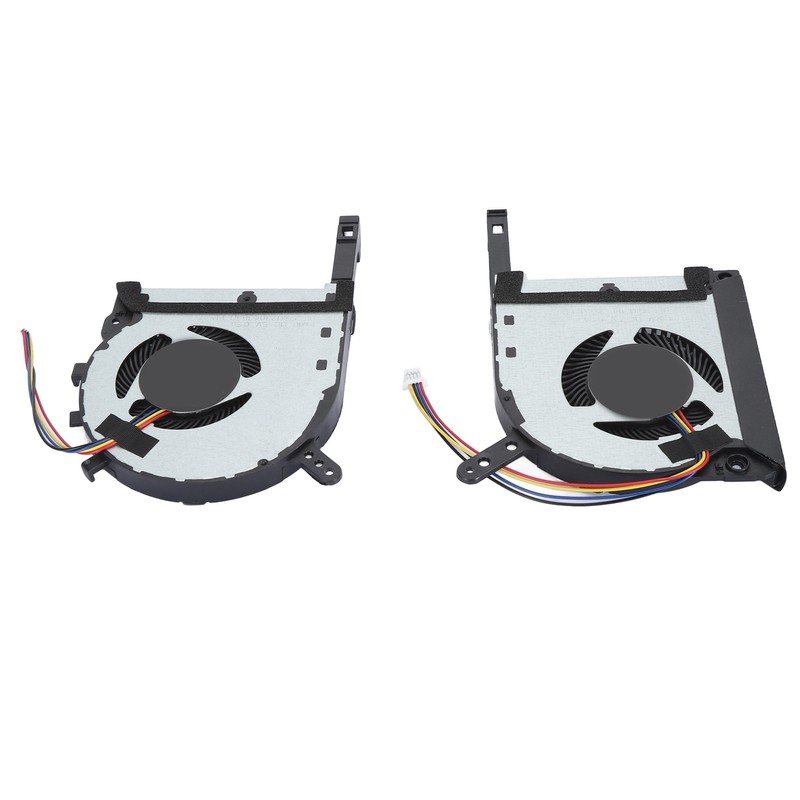 2pcs Laptop CPU GPU Cooling Fan 4 Pin Silent Efficient