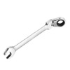 MOCNT 27mm Ratcheting Combination Wrench Flexible Head Ratchet Spanner Metric