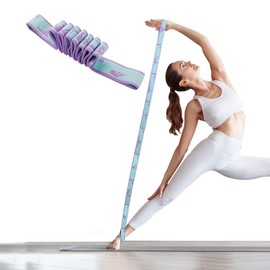 Stretch Band, Fitness Band, Leg Stretcher, High Elasticity, 9 Levels of Strength, Unisex Stretch Belt, For Ballet, Yoga, Dance, Gymnastics, Ballet, Taekwondo, Etc. Equipment, Yoga Stretching Strap,