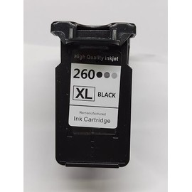 Tsytrl 260XL and 261XL Ink Cartridges Replacement for Canon 260 and 261 Ink Cartridges PG-260 CL-261 for Canon TS6420a TS6420 TR7020a TR7020 TS5320 TS6400 Printer Ink (1 Black)