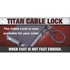 Titan Cable Lock Made Exclusively to Secure Your Titan Vault
