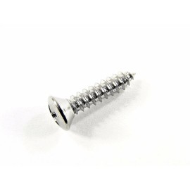 Retro-Motive Chrome #8 x 3/4" Phillips Oval Head Trim Screws (Qty-25) #2029
