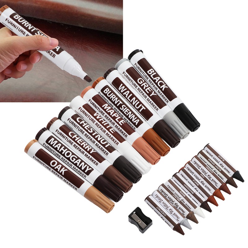 10Pcs Furniture Markers Waterproof Quick Dry Scrub Resistant Widely Used
