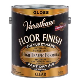 1 gal Rust-Oleum 130031 Clear Varathane Oil-Based Interior High Traffic Floor Finish, Gloss