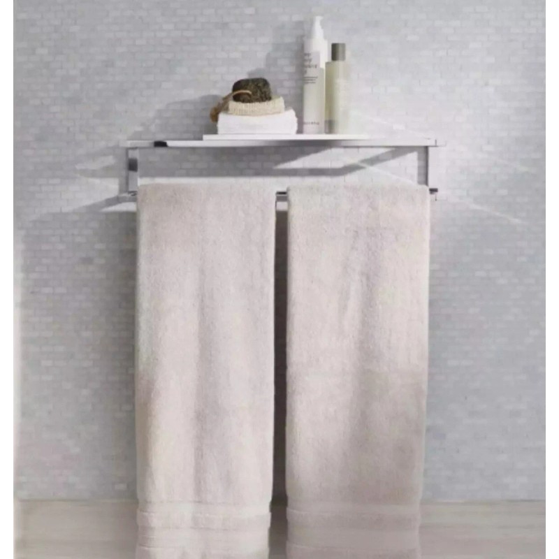 Kohler K-27352-BN Draft 24" Towel Bar Frame, Vibrant Brushed Nickel