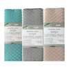 AllTopBargains 1 Microfiber Absorbent Dish Drying Mat Towel for Kitchen Home Dishes Drainer Si