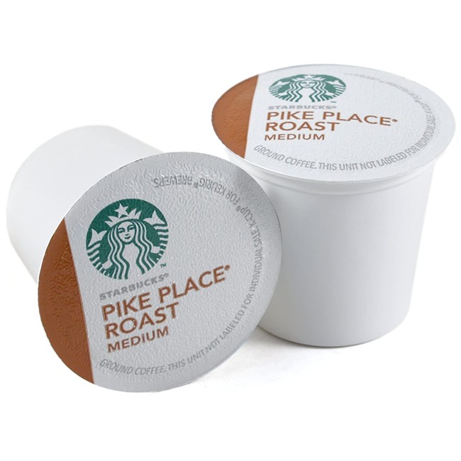 Starbucks Coffee * Pike Place Roast * Medium, 3 Boxes of 16 K-Cups for Keurig Brewers, (48 total Count)