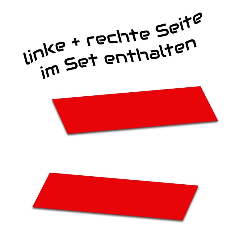 Finest-Folia C007 Rear Light Sticker (Red)