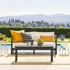 LUE BONA Outdoor Coffee Table, HDPS Patio Coffee Tables for
