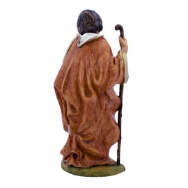 VILLAGE GIFT IMPORTERS 5" Christmas Nativity Collection - 36 Different Statues - Traditional Nativity Figures with New Merchants! - Hand-Painted and Made in Italy (Joseph)