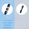 MELIFE 5PCS IP68 Waterproof Electrical Cable Connector, Outdoor 3 Pin