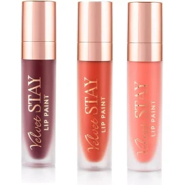 Beauty Creations Set De Labiales Velvet Stay Beauty Creations Berrys 3 Tonos