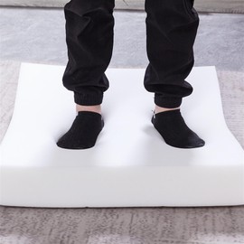 Heavyoff Outdoor Chair Cushions, Waterproof Patio Chair Cushion Set of 2, Square Corner Memory Foam Seat Cushions with Adjustable Ties for Garden, Burgundy, Pink, 20x20x2 Inch